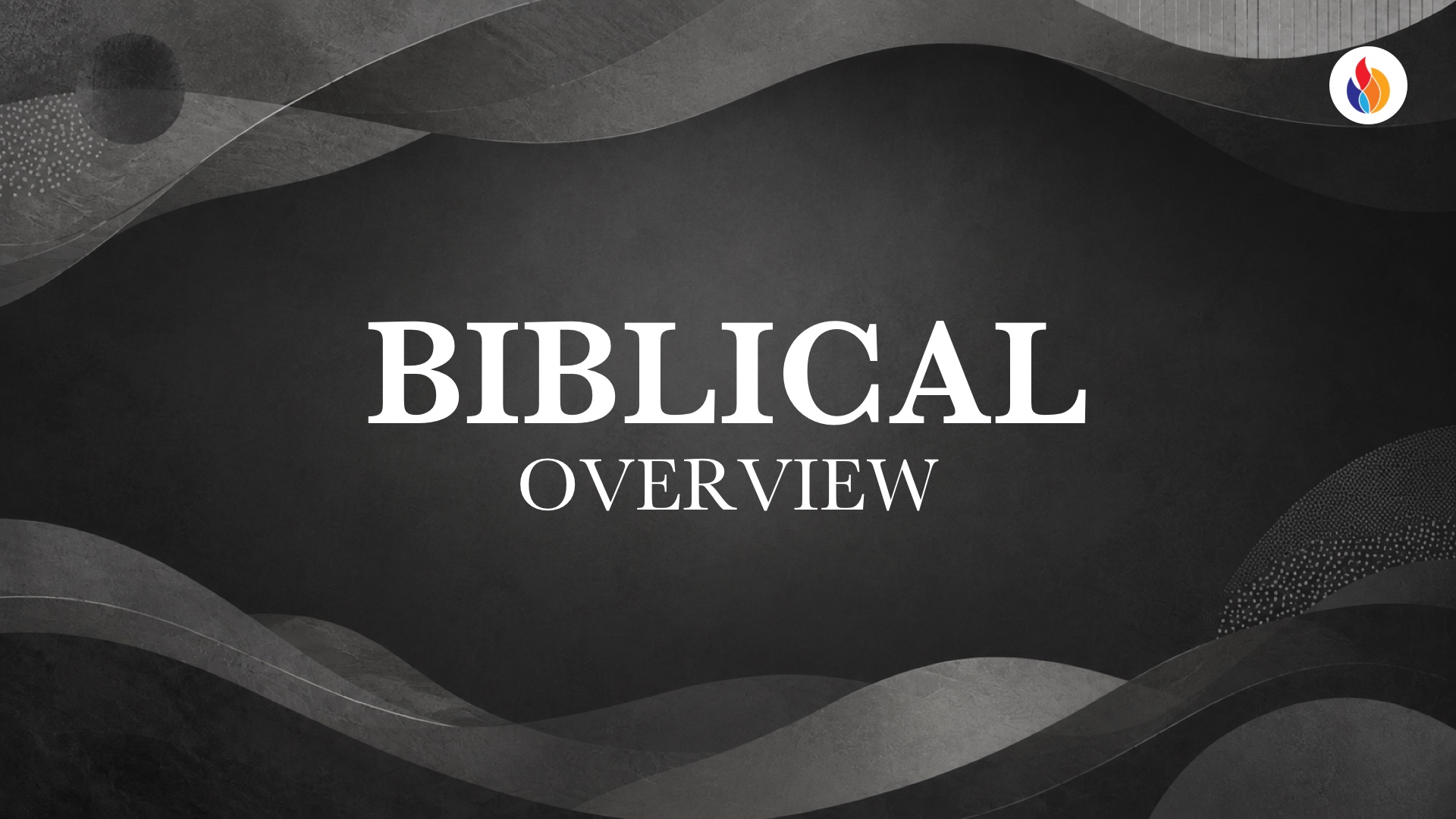Online course Biblical Overview